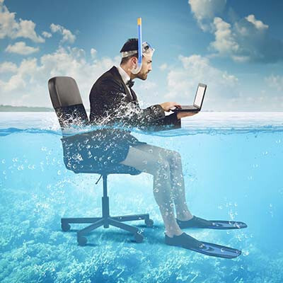 Productivity Obsession Has People Working on Their Vacations image