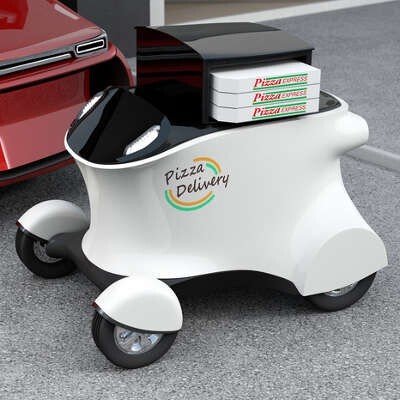 Domino’s Invests in a Global Fleet of Pizza Delivery Robots image