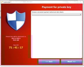 ALERT: Crypto Locker Ransomware Alert image